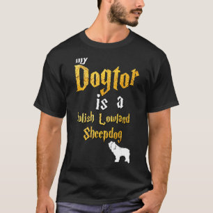 Camiseta Mens Poloneses Lowland Sheepdog Polonês Lowland Sh