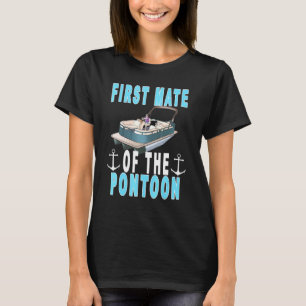 Camiseta Mens Pontoon, Primeiro Capitão De Pontoon E Primei