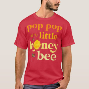 Camiseta Mens Pop Pop Little Honey Bebê Aniversário Eva