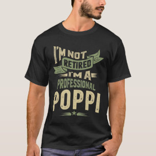 Camiseta Mens Poppi Reforma Pai Engraçado/Avô