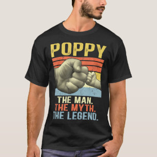 Camiseta Mens Poppy Man Mylend Para Pai De Mens Pai
