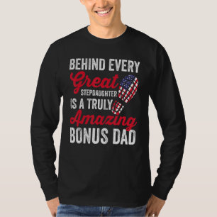 Camiseta Mens Por Trás Do Excelente StepFilha É Estadual Am
