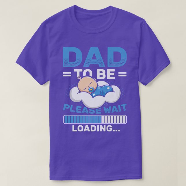 Camiseta Mens Pregnancy Announcement Dad To Be Loading  (Frente do Design)