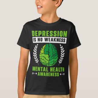 Camiseta Mens prevention awareness mental health depression
