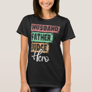 Camiseta Mens Profissão Herói pai Juiz