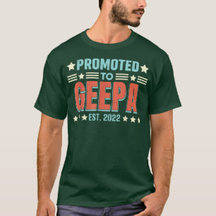 Camiseta Mens Promoted To Geepa Grandpa Pregnancy Reveal Re