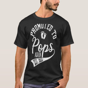 Camiseta Mens Promovidos A Pop De Novo Pai De 2022
