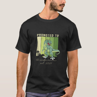 Camiseta Mens Promovidos ao Avô 2021 Novo Avô T