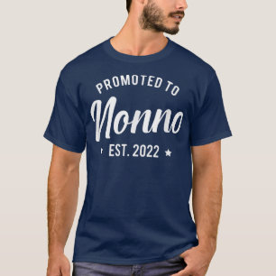 Camiseta Mens Promovidos ao Avô de Nonno 2022