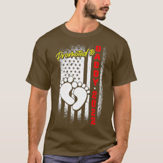 Camiseta Mens Promovidos Ao Dia de os pais Do Pai 2022 Lega