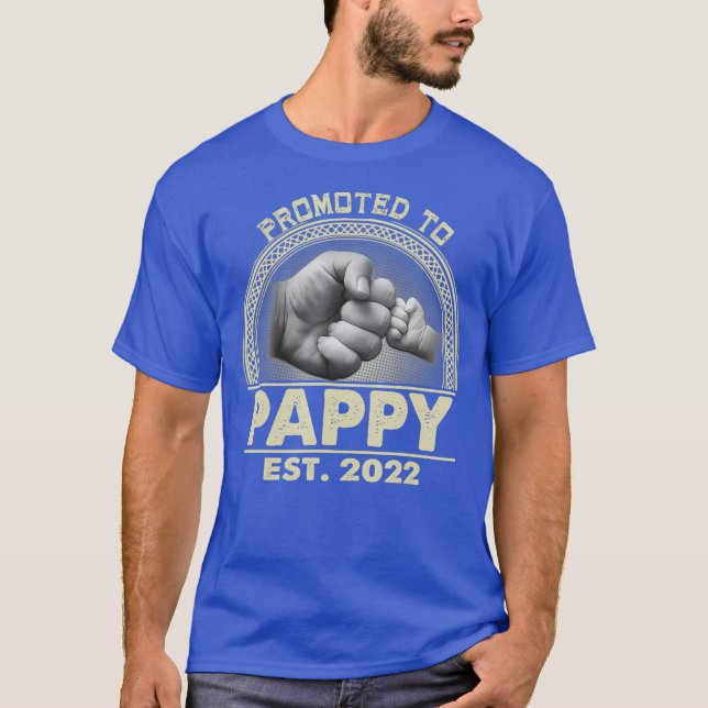 Camiseta Mens Promovidos Ao Novo papai De Presente Engraçad (Frente)