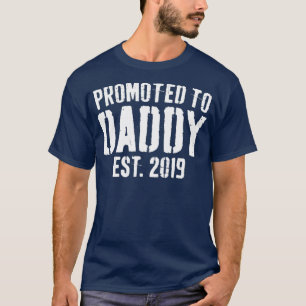 Camiseta Mens Promovidos Ao Pai 2019 Em Breve Para Ser Pres