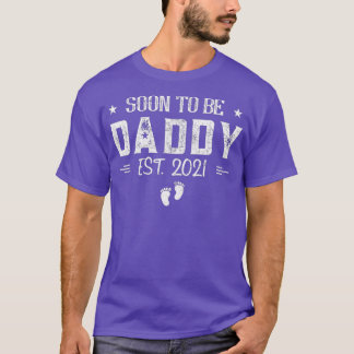 Camiseta Mens promovidos ao Pai 2021 em breve para serem Pa