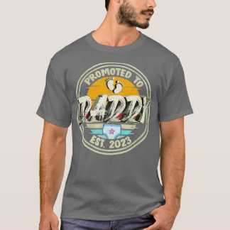 Camiseta Mens promovidos ao Pai de 2023 pela primeira vez d