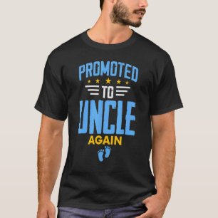 Camiseta Mens Promovidos Ao Tio De Novo Eu Vou Ser Um Un