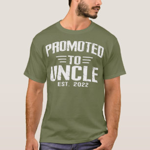 Camiseta Mens Promovidos ao Tio Est 2022 em breve para sere