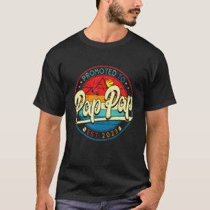 Camiseta Mens Promovidos Para Pap 2023 Pela Primeira Vez Do