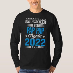 Camiseta Mens Promovidos Para Pap Avô Novamente Revelação D