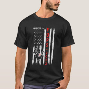 Camiseta Mens Promovidos Para Pop 2022 Bandeira Americana P