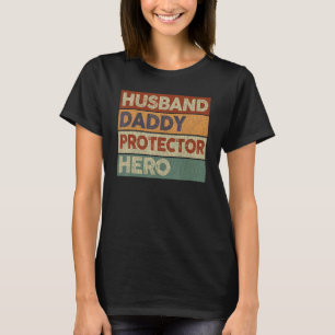 Camiseta Mens Protetor do Pai para Marido Gordura do Pai He