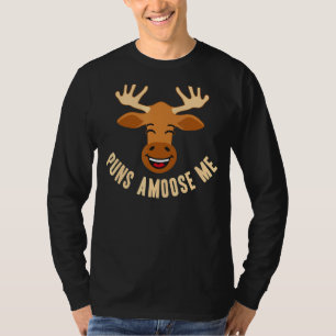 Camiseta Mens Puns Amoose Me Pais Pais Pai Pai