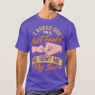 Camiseta Mens que eu pedi a Deus para um melhor amigo que e