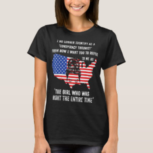 Camiseta Mens Que Já Não Identifico Como Teórico Da Conspir
