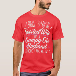 Camiseta Mens Que Nunca Sonhei Ser Uma Esposa Maldita De Um