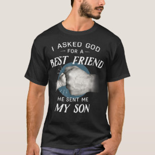 Camiseta Mens Que Pedi A Deus Para Um Melhor Amigo, Ele Me 