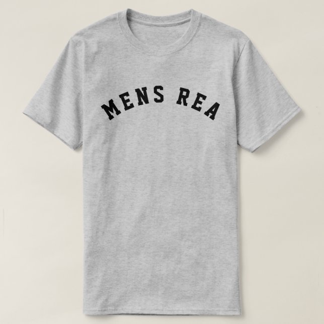 Camiseta Mens Rea (Frente do Design)