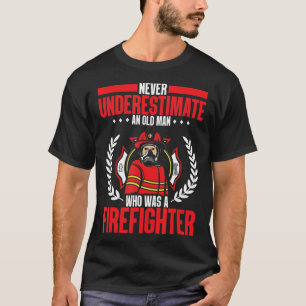 Camiseta Mens Recansado nunca subestima um velho que foi