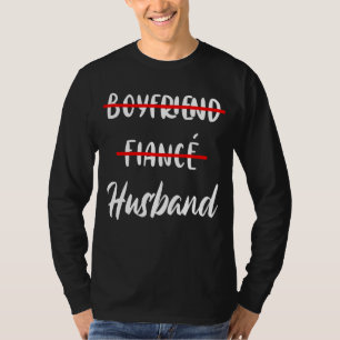 Camiseta Mens Recem casados Sua e Sua Recém-Casada C