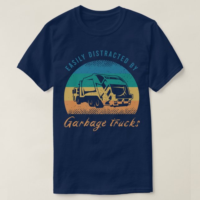 Camiseta Mens Recycling Truck Driver Saying For A Driver Of (Frente do Design)