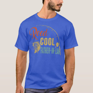 Camiseta Mens Reel Cool Father In Law Fisherman Vinatge Fat