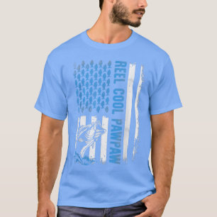 Camiseta Mens Reel Cool Pawpaw T  Fishing 2022 Father's Day