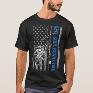 Camiseta Mens Reel Legal Bonus Men Pescarando Amantes Ameri