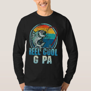 Camiseta Mens Reel Legal G Pa Dia de os pais do pescador