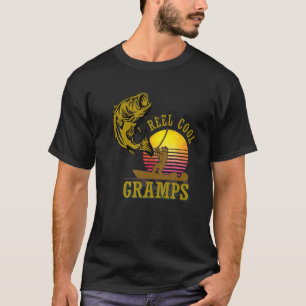 Camiseta Mens Reel Legal Gramps Pescador Grampo Pai