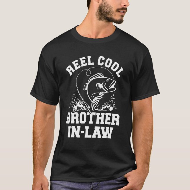 Camiseta Mens Reel Legal Irmão De Pesca Da Irmã (Frente)