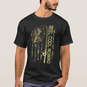 Camiseta Mens Reel Legal Nonno Camouflage Bandeira American