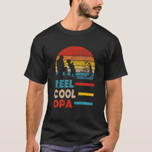 Camiseta Mens Reel Legal Opa Pescador Pai Dia Pai Presente