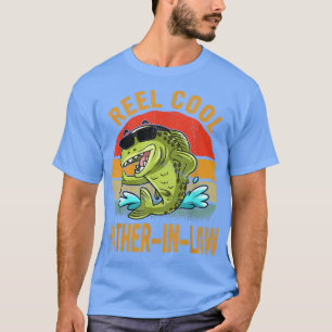 Camiseta Mens Reel Legal Padre De Direito Pescador Vinatge
