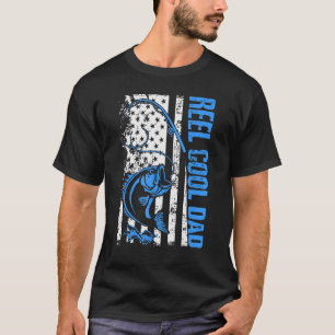 Camiseta Mens Reel Legal Pai de pesca de Pai Norte-American
