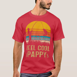 Camiseta Mens Reel Legal Pappy Pescar, Dia de os pais diver