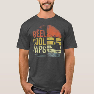 Camiseta Mens Reel Legal Paps Pescador Paps Dia de os pais