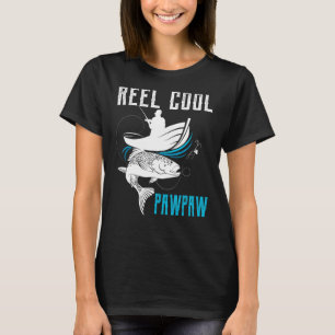 Camiseta Mens Reel Legal Pawpaw Pai Pescador Dia Pai