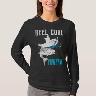 Camiseta Mens Reel Legal Pawpaw Pai Pescador Dia Pai