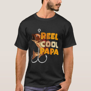 Camiseta Mens Reel Legal Pepere Dia de os pais do Pescador