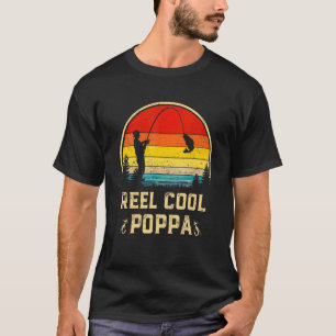 Camiseta Mens Reel Legal Poppa Pesca Diversão Dia de os pai