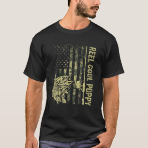Camiseta Mens Reel Legal Poppy Camouflage Bandeira American
